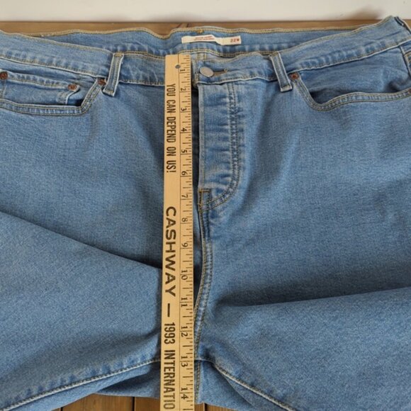 Levi’s Wedgie Skinny Jeans Raw Hem Button Fly - Picture 9 of 15